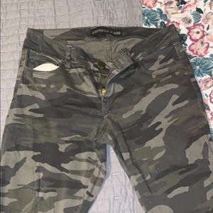 Express Camo Skinny Leg Pants